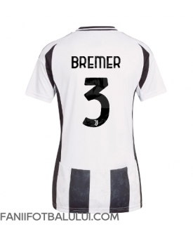 Juventus Gleison Bremer #3 Tricou Fotbal Replică 2024-25 Femei Acasa